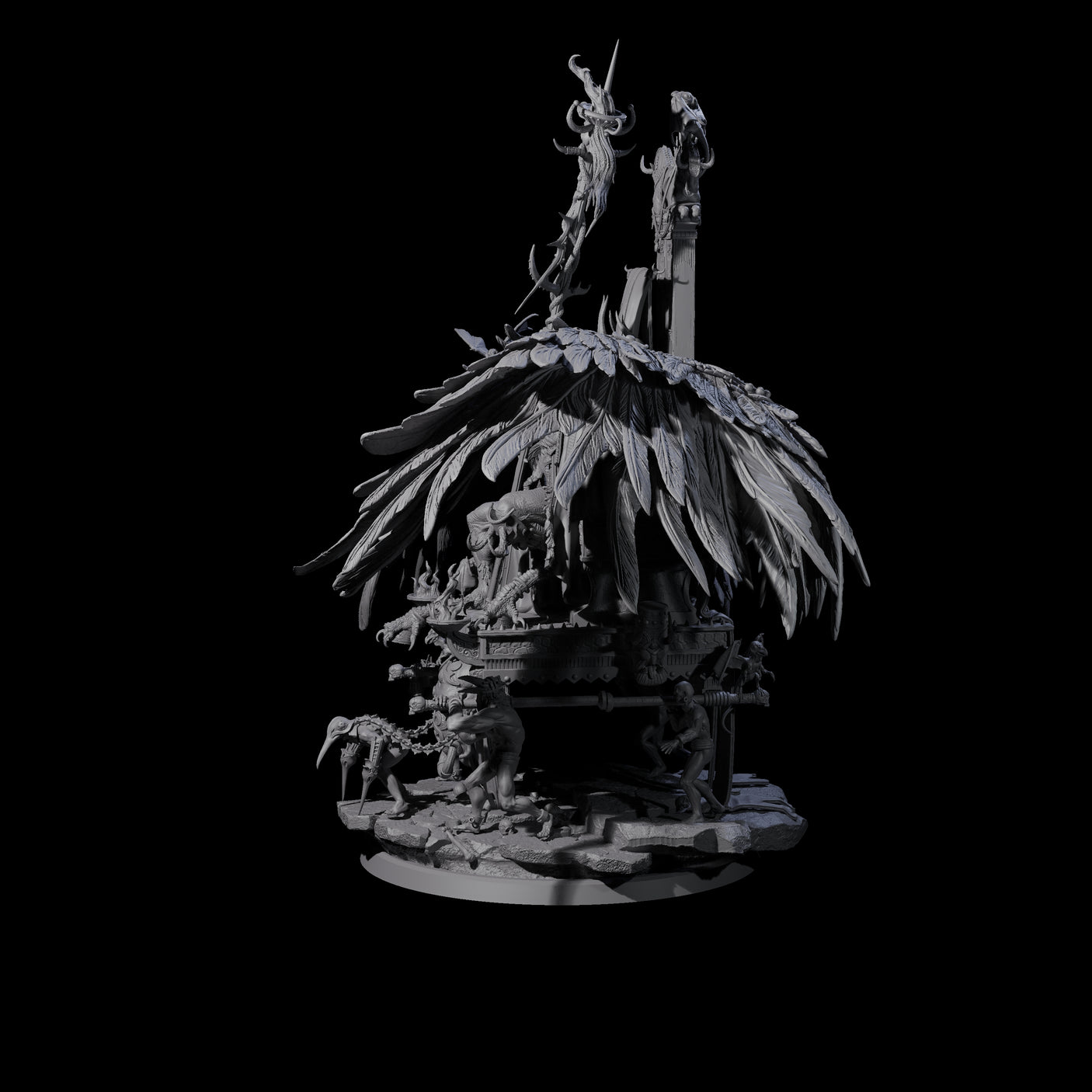 Maleficent Archdevil Lord Miniature for Dungeons and Dragons, Pathfinder or other TTRPGs