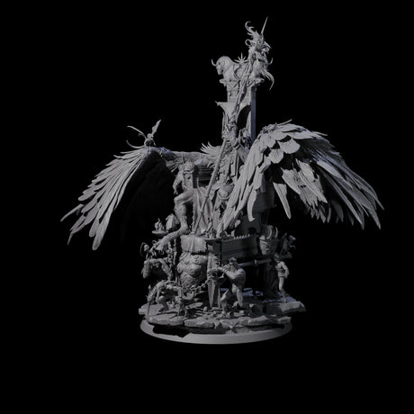 Maleficent Archdevil Lord Miniature for Dungeons and Dragons, Pathfinder or other TTRPGs
