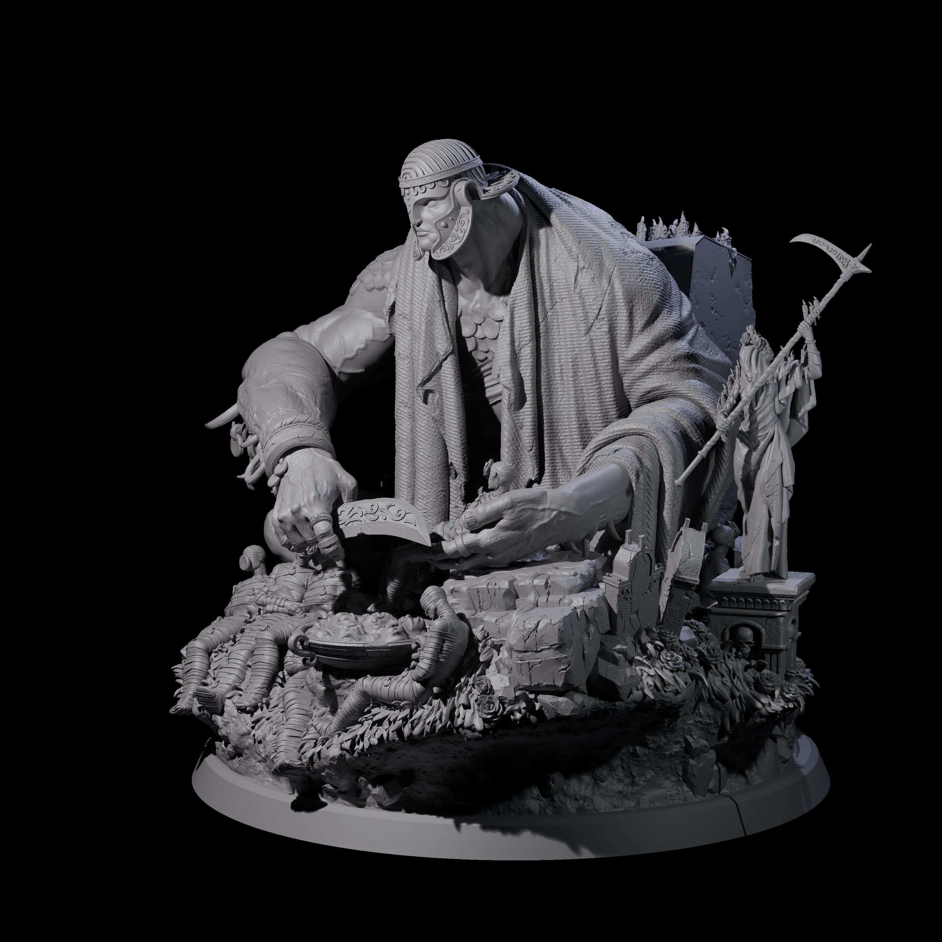 Malevolent Archdevil Lord Miniature for Dungeons and Dragons, Pathfinder or other TTRPGs