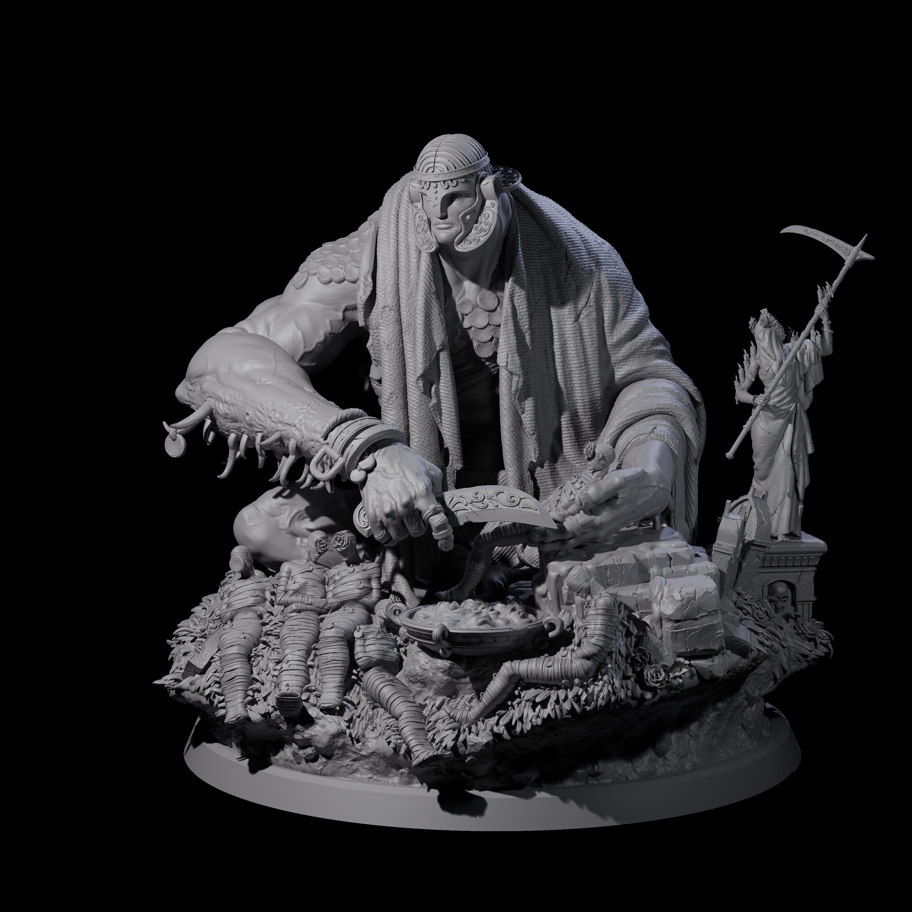 Malevolent Archdevil Lord Miniature for Dungeons and Dragons, Pathfinder or other TTRPGs