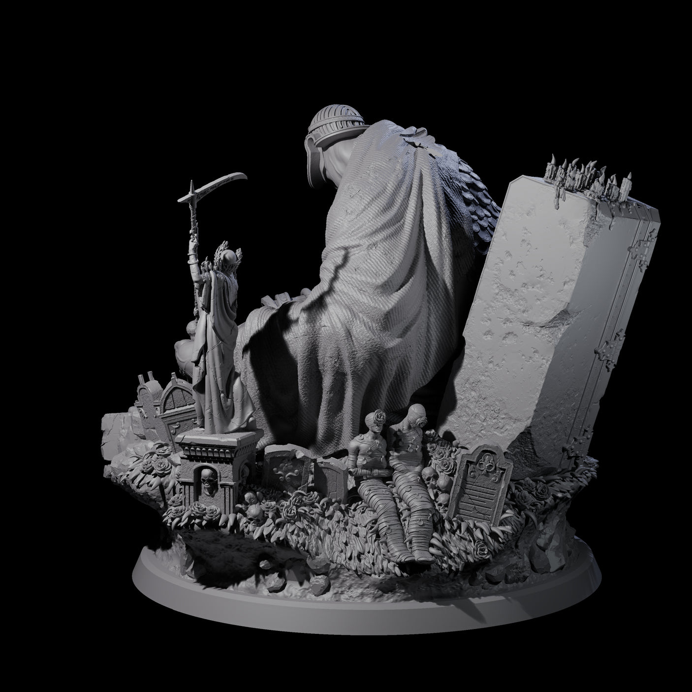 Malevolent Archdevil Lord Miniature for Dungeons and Dragons, Pathfinder or other TTRPGs