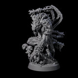 Malevolent Gnoll Warlord Miniature for Dungeons and Dragons, Pathfinder or other TTRPGs