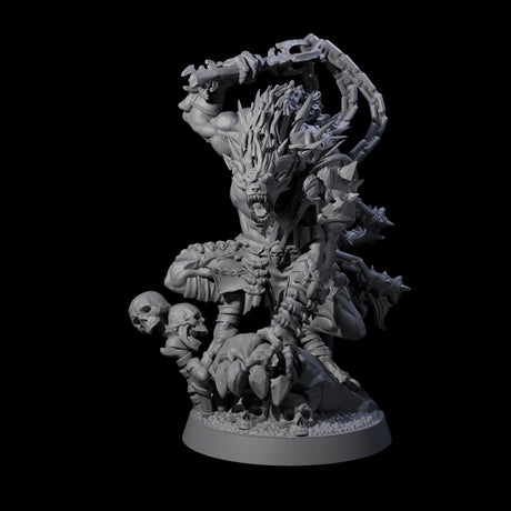 Malevolent Gnoll Warlord Miniature for Dungeons and Dragons, Pathfinder or other TTRPGs
