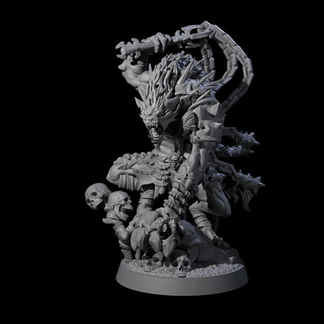 Malevolent Gnoll Warlord Miniature for Dungeons and Dragons, Pathfinder or other TTRPGs