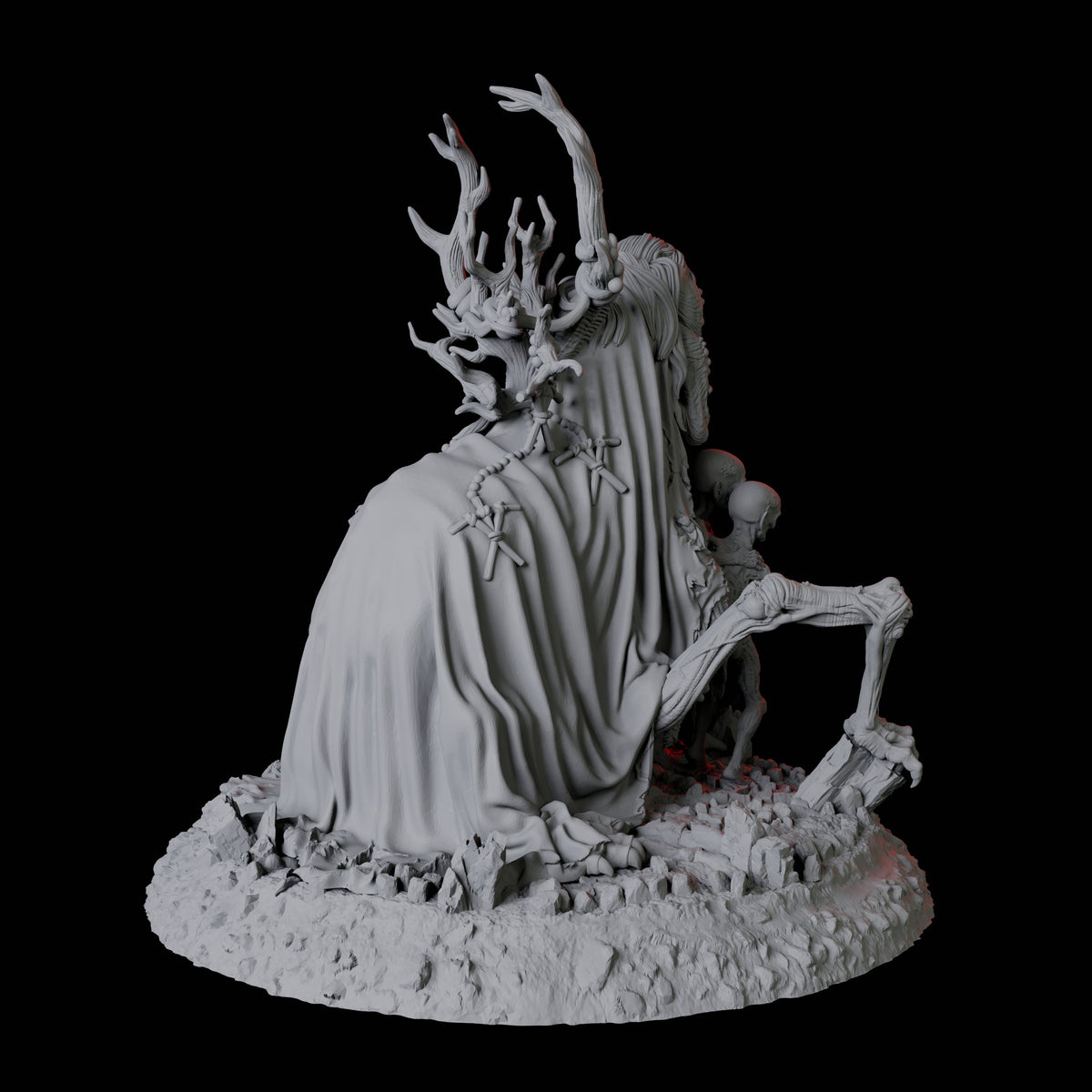 Malevolent Moon Hag Miniature for Dungeons and Dragons, Pathfinder or other TTRPGs