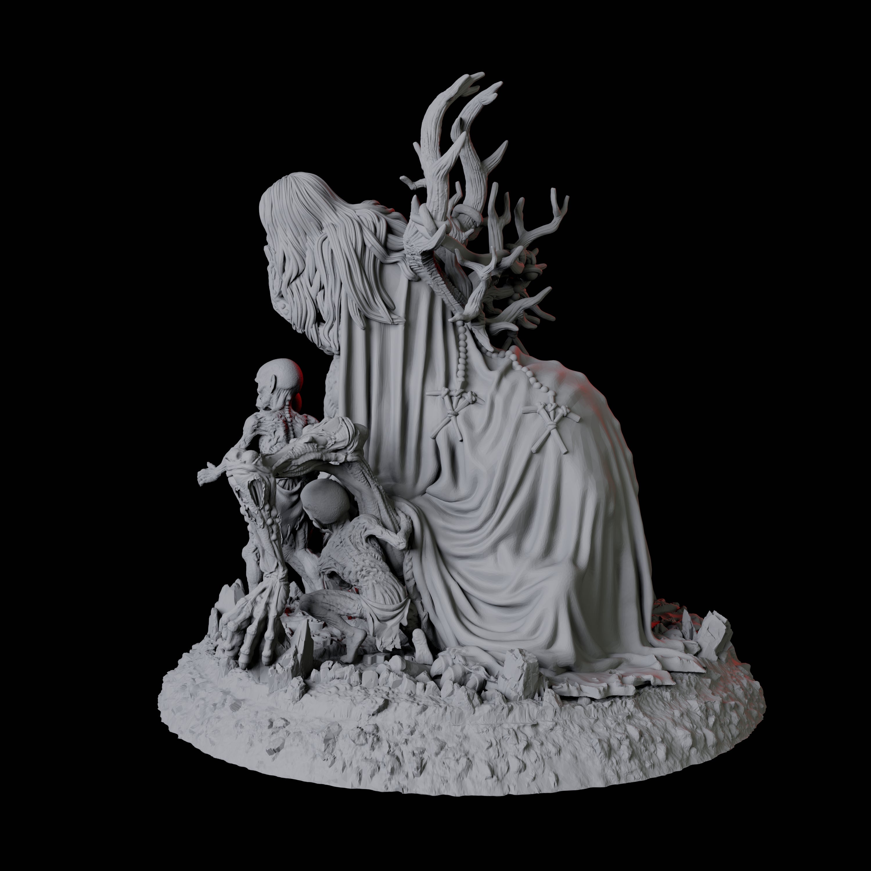 Malevolent Moon Hag Miniature for Dungeons and Dragons, Pathfinder or other TTRPGs
