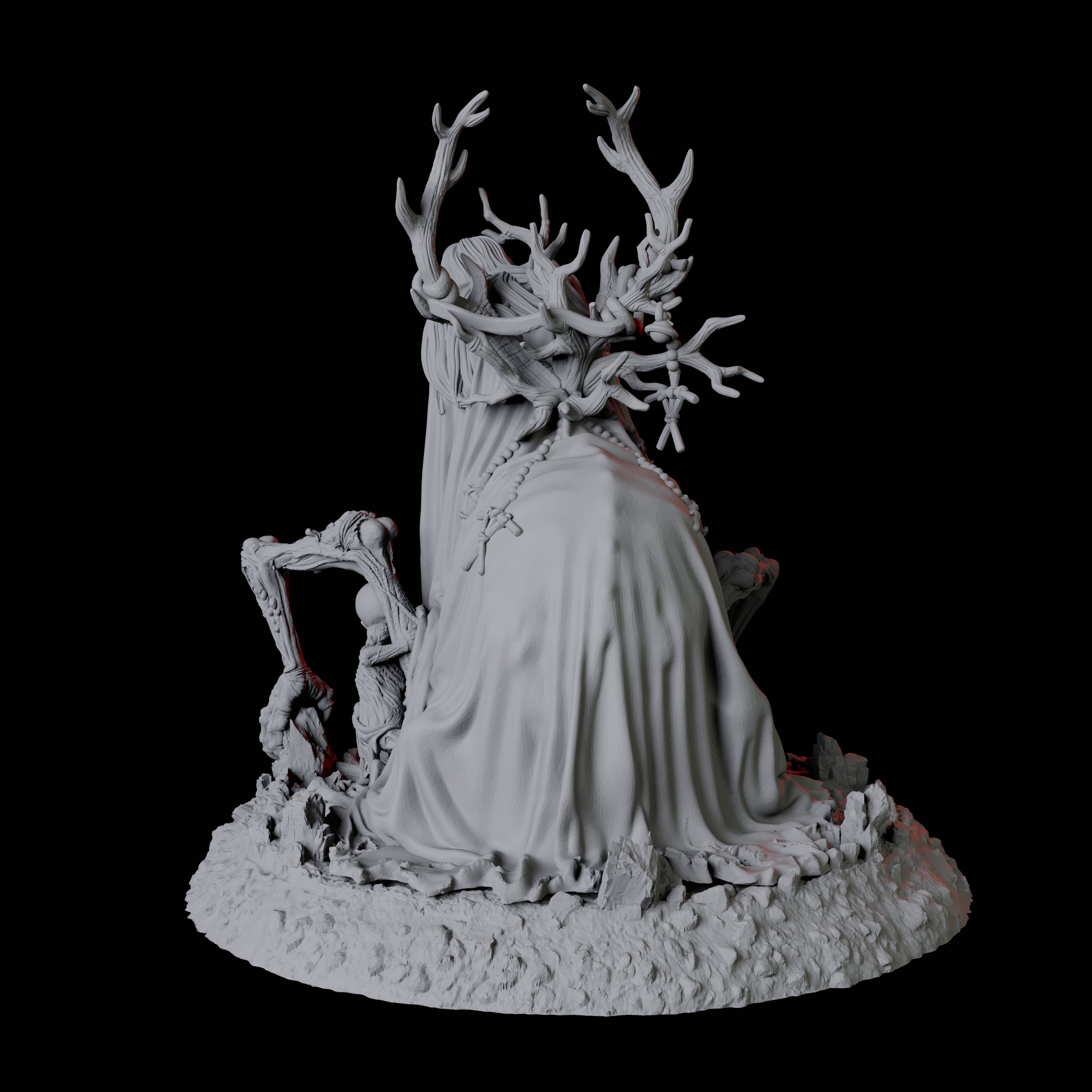 Malevolent Moon Hag Miniature for Dungeons and Dragons, Pathfinder or other TTRPGs