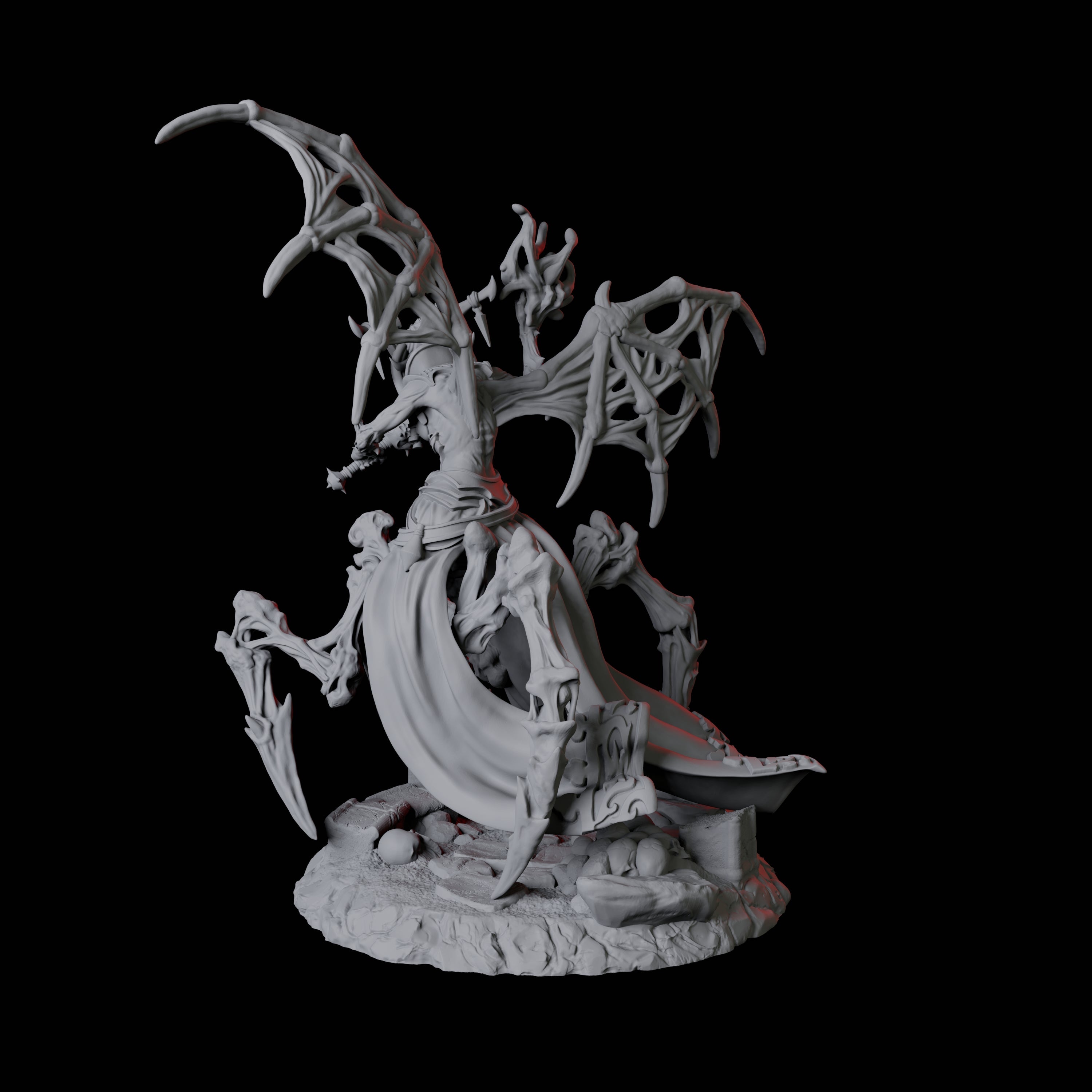 Malformed Drider A Miniature for Dungeons and Dragons, Pathfinder or other TTRPGs