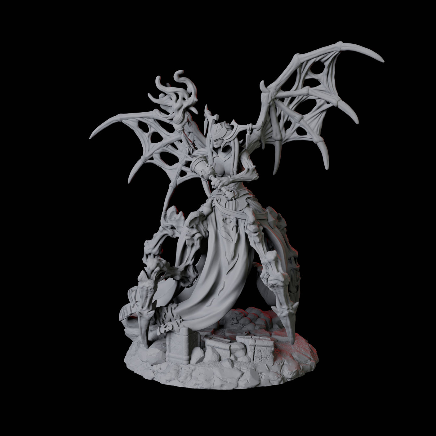 Malformed Drider A Miniature for Dungeons and Dragons, Pathfinder or other TTRPGs
