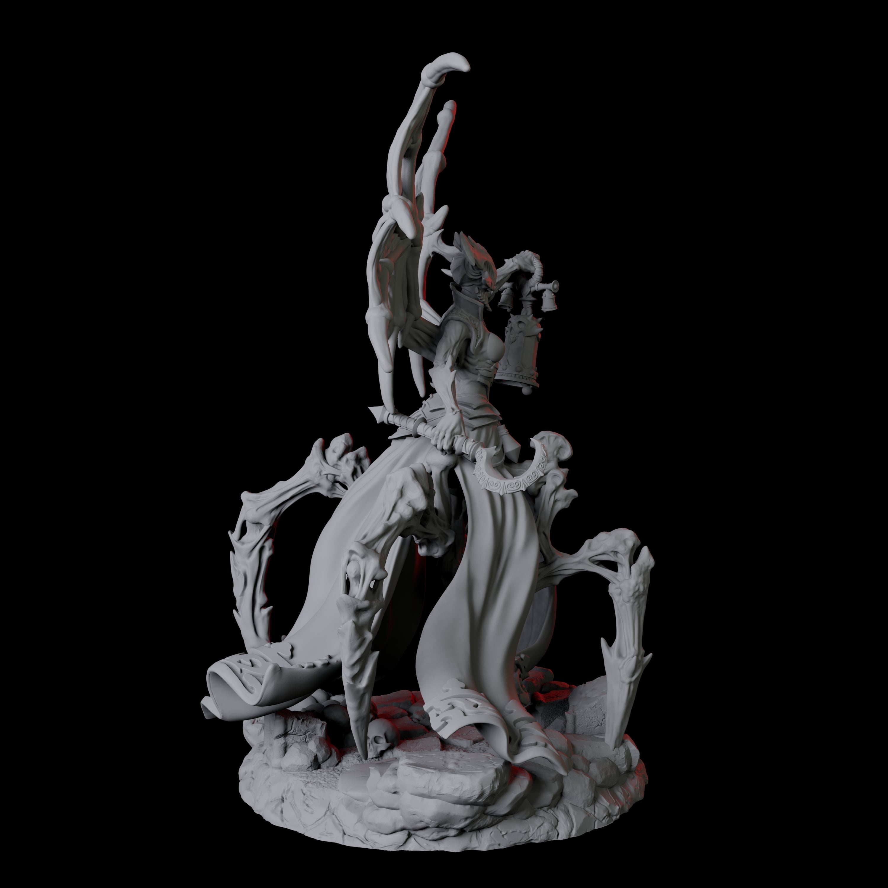 Malformed Drider B Miniature for Dungeons and Dragons, Pathfinder or other TTRPGs