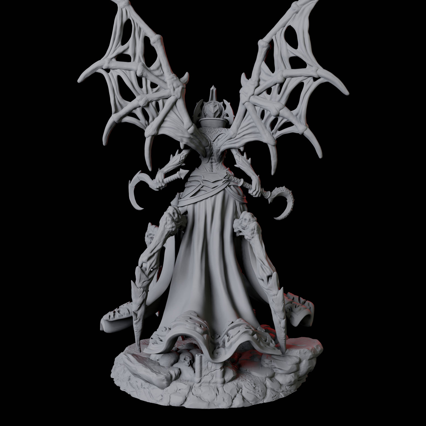 Malformed Drider C Miniature for Dungeons and Dragons, Pathfinder or other TTRPGs