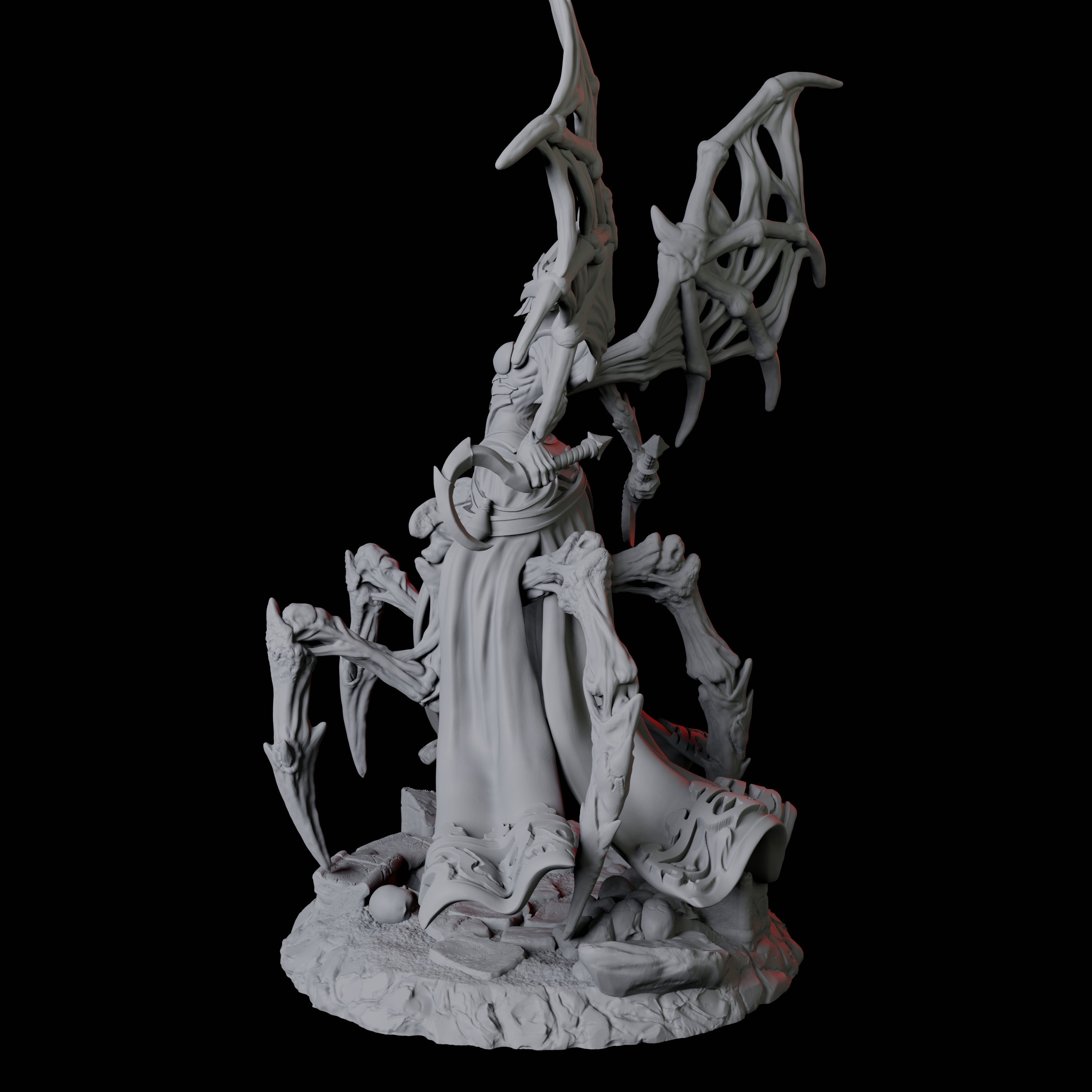 Malformed Drider C Miniature for Dungeons and Dragons, Pathfinder or other TTRPGs