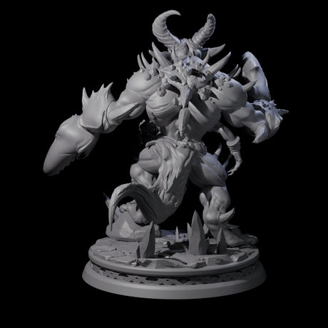 Malformed Goristro Demon Miniature for Dungeons and Dragons, Pathfinder or other TTRPGs