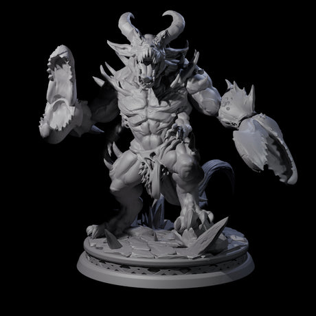 Malformed Goristro Demon Miniature for Dungeons and Dragons, Pathfinder or other TTRPGs