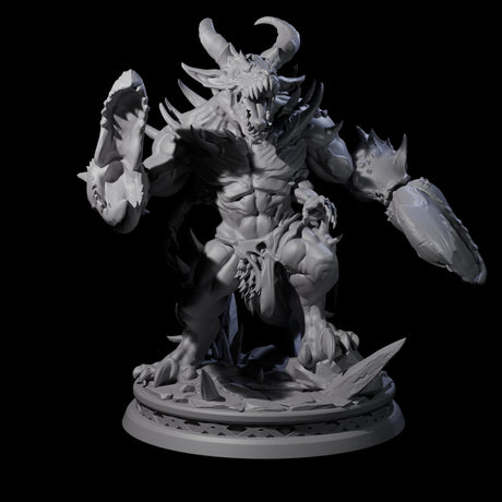 Malformed Goristro Demon Miniature for Dungeons and Dragons, Pathfinder or other TTRPGs