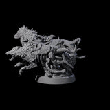 Manifest Forest Spirit Wolves Miniature for Dungeons and Dragons, Pathfinder or other TTRPGs