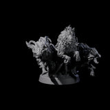 Manifest Forest Spirit Wolves Miniature for Dungeons and Dragons, Pathfinder or other TTRPGs