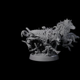 Manifest Forest Spirit Wolves Miniature for Dungeons and Dragons, Pathfinder or other TTRPGs