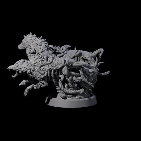 Manifest Forest Spirit Wolves Miniature for Dungeons and Dragons, Pathfinder or other TTRPGs