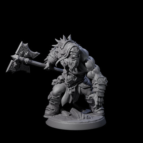 Marauding Orc Raider A Miniature for Dungeons and Dragons, Pathfinder or other TTRPGs