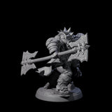 Marauding Orc Raider A Miniature for Dungeons and Dragons, Pathfinder or other TTRPGs