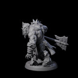 Marauding Orc Raider A Miniature for Dungeons and Dragons, Pathfinder or other TTRPGs