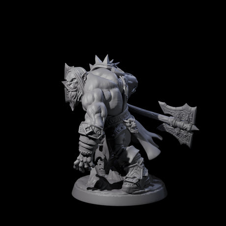 Marauding Orc Raider A Miniature for Dungeons and Dragons, Pathfinder or other TTRPGs