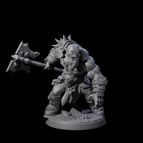 Marauding Orc Raider A Miniature for Dungeons and Dragons, Pathfinder or other TTRPGs