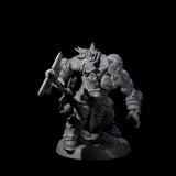 Marauding Orc Raider A Miniature for Dungeons and Dragons, Pathfinder or other TTRPGs