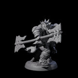 Marauding Orc Raider A Miniature for Dungeons and Dragons, Pathfinder or other TTRPGs