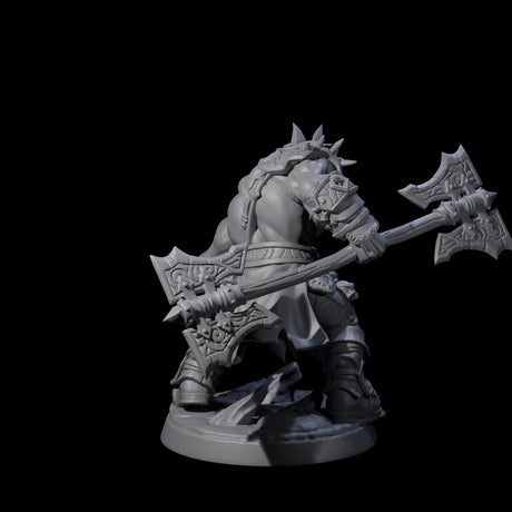 Marauding Orc Raider A Miniature for Dungeons and Dragons, Pathfinder or other TTRPGs