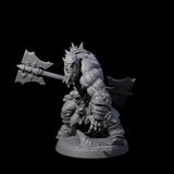 Marauding Orc Raider A Miniature for Dungeons and Dragons, Pathfinder or other TTRPGs