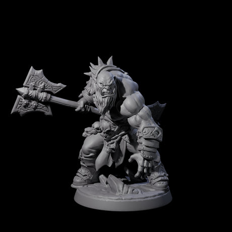 Marauding Orc Raider A Miniature for Dungeons and Dragons, Pathfinder or other TTRPGs