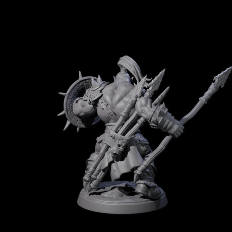 Marauding Orc Raider B Miniature for Dungeons and Dragons, Pathfinder or other TTRPGs