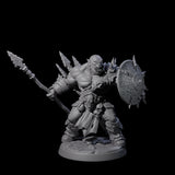 Marauding Orc Raider B Miniature for Dungeons and Dragons, Pathfinder or other TTRPGs