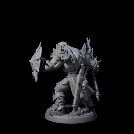 Marauding Orc Raider B Miniature for Dungeons and Dragons, Pathfinder or other TTRPGs
