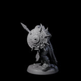 Marauding Orc Raider B Miniature for Dungeons and Dragons, Pathfinder or other TTRPGs