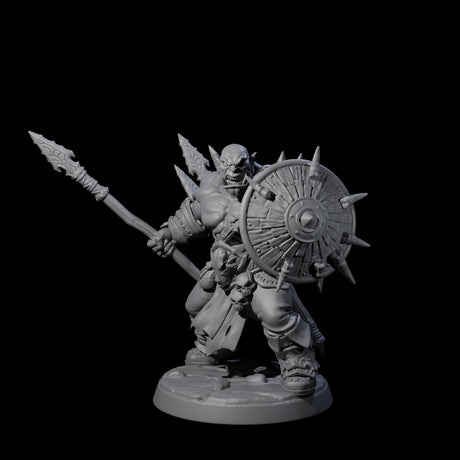 Marauding Orc Raider B Miniature for Dungeons and Dragons, Pathfinder or other TTRPGs