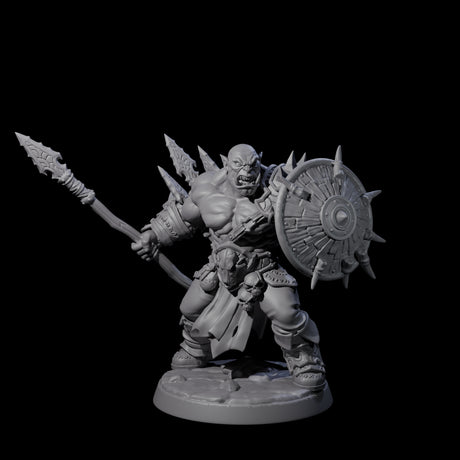 Marauding Orc Raider B Miniature for Dungeons and Dragons, Pathfinder or other TTRPGs