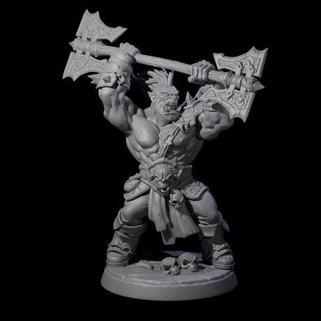 Marauding Orc Raider C Miniature for Dungeons and Dragons, Pathfinder or other TTRPGs