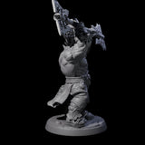 Marauding Orc Raider C Miniature for Dungeons and Dragons, Pathfinder or other TTRPGs