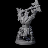 Marauding Orc Raider C Miniature for Dungeons and Dragons, Pathfinder or other TTRPGs