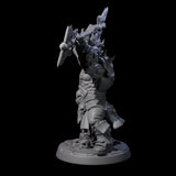 Marauding Orc Raider C Miniature for Dungeons and Dragons, Pathfinder or other TTRPGs