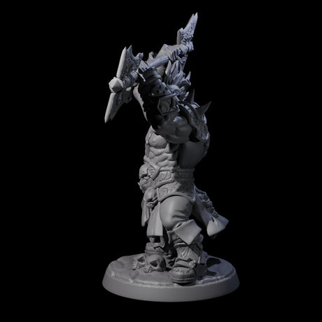 Marauding Orc Raider C Miniature for Dungeons and Dragons, Pathfinder or other TTRPGs