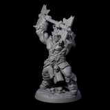 Marauding Orc Raider C Miniature for Dungeons and Dragons, Pathfinder or other TTRPGs