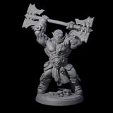 Marauding Orc Raider C Miniature for Dungeons and Dragons, Pathfinder or other TTRPGs