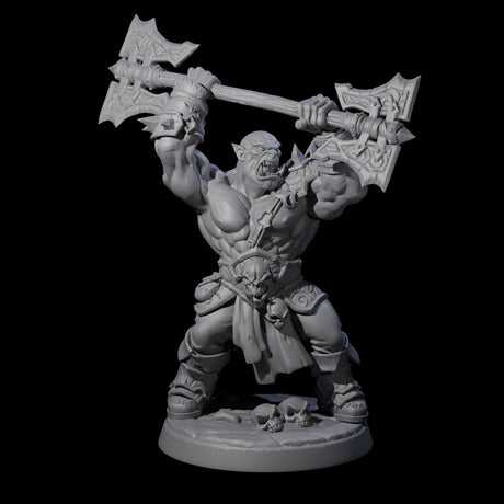 Marauding Orc Raider C Miniature for Dungeons and Dragons, Pathfinder or other TTRPGs