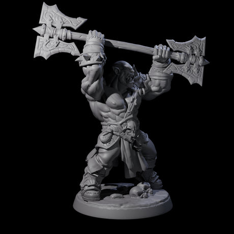 Marauding Orc Raider C Miniature for Dungeons and Dragons, Pathfinder or other TTRPGs
