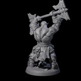 Marauding Orc Raider C Miniature for Dungeons and Dragons, Pathfinder or other TTRPGs