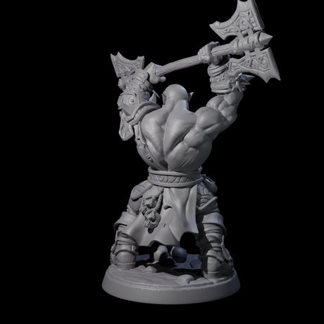 Marauding Orc Raider C Miniature for Dungeons and Dragons, Pathfinder or other TTRPGs